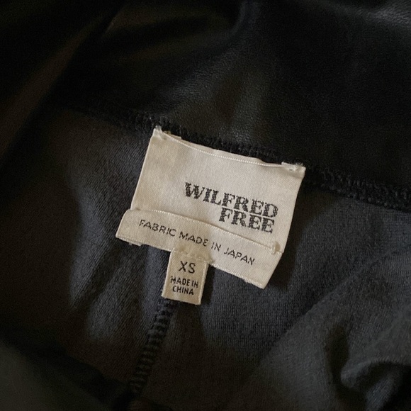 Aritzia Wilfred Free Faux Leather Leggings - Picture 3 of 4